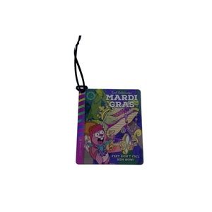 2022 Universal Studios Earl the Squirrel Celebrates Mardi Gras Ornament